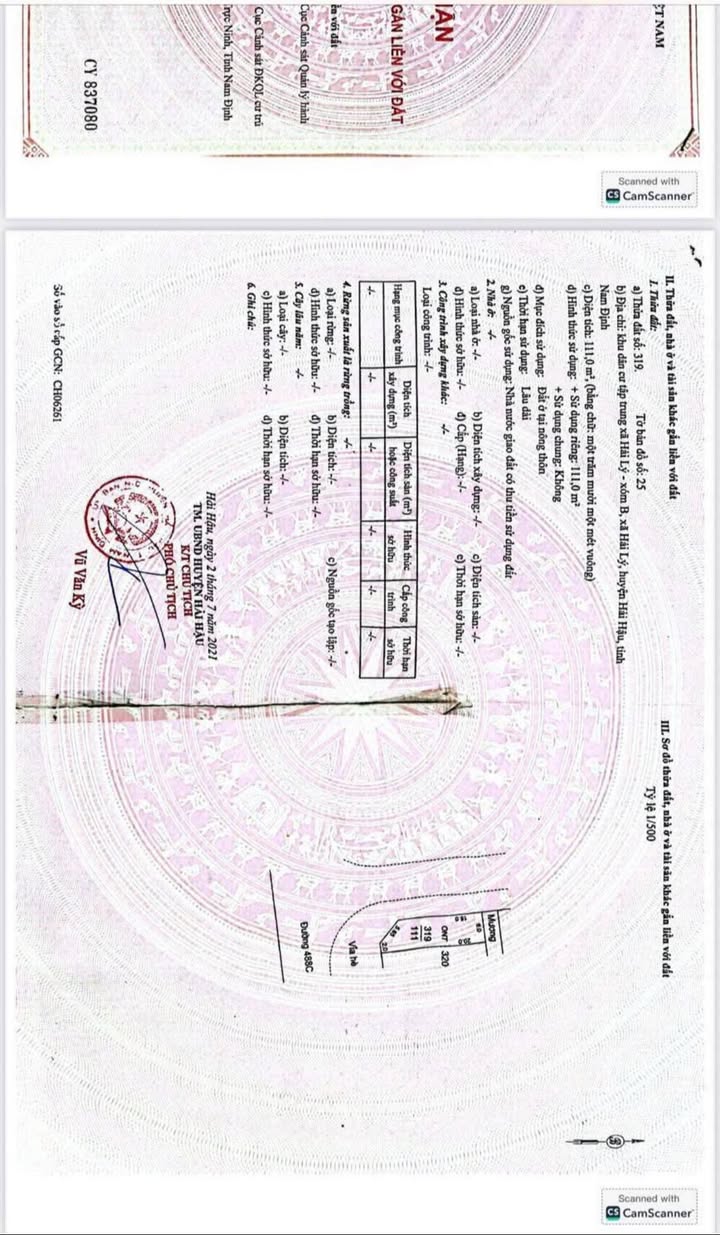 Đất nền xã Hải Lý, huyện Hải Hậu 211m² giá 3.8 tỷ - Mặt tiền đường tỉnh lộ 488C, cơ hội đầu tư hiếm có!