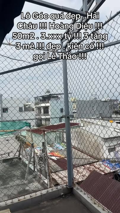 Nhà phố Hoàng Diệu, Hải Châu 50m² giá 3 tỷ - Lô góc đẹp, kiên cố!