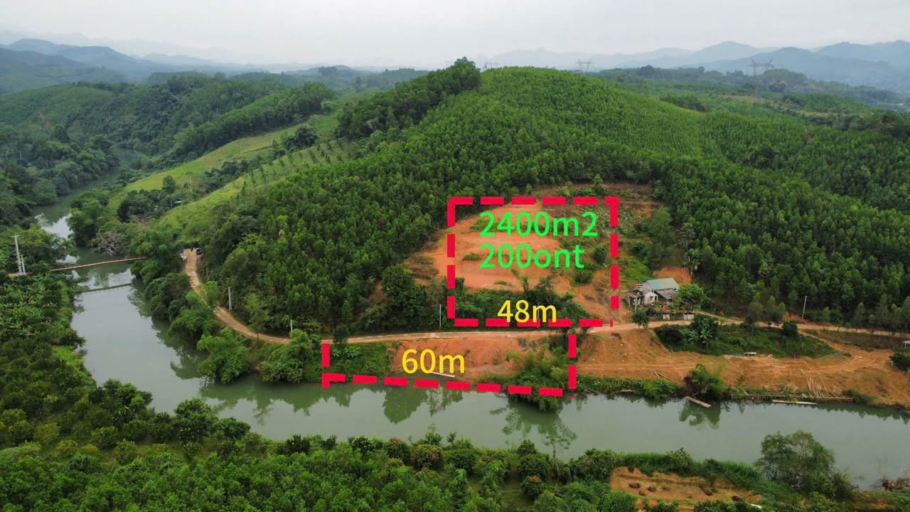 Đất nghỉ dưỡng Tân Lạc Hòa Bình 2400m² giá 1 tỷ - Cơ hội đầu tư tuyệt vời!