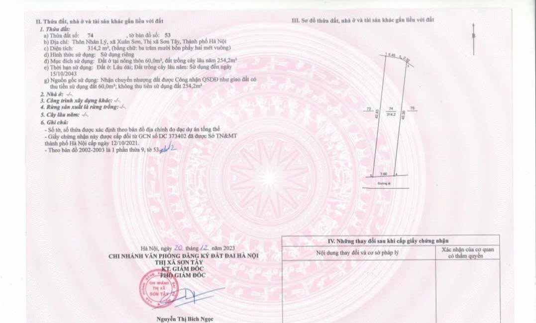 Đất thổ cư Phường Xuân Khanh 314m² giá chỉ 2.198 tỷ - Cơ hội đầu tư hiếm có!