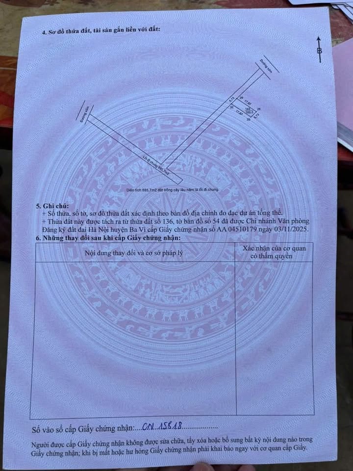 Đất thổ cư 100m² tại Phú Sơn, Ba Vì chỉ 600 triệu - Sổ đỏ chính chủ!