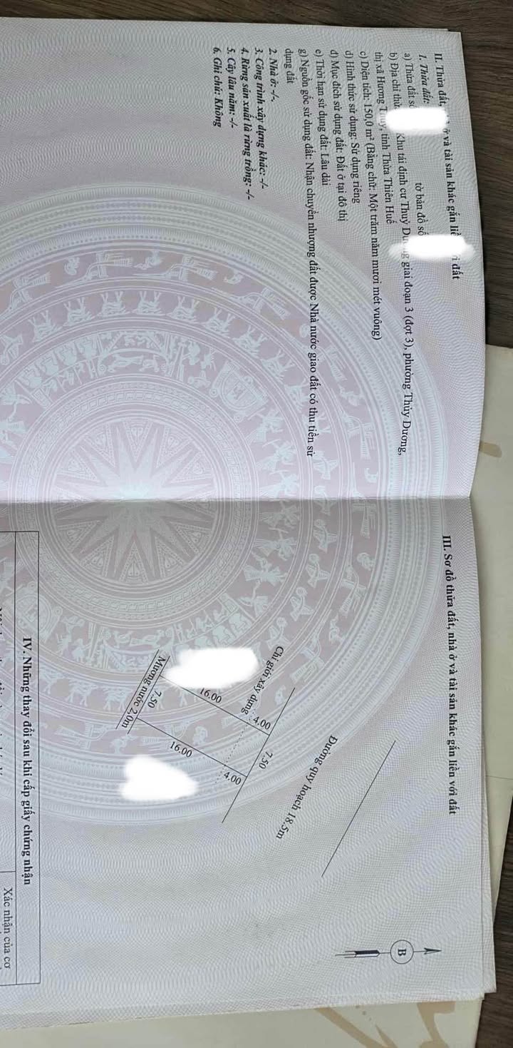 Đất nền Nguyễn Công Duẫn, Thủy Dương 150m² giá 5.55 tỷ - Đầu tư sinh lời ngay!