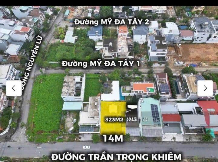 Lô đất biệt thự Trần Trọng Khiêm Đà Nẵng 323m² - View công viên xanh mát!