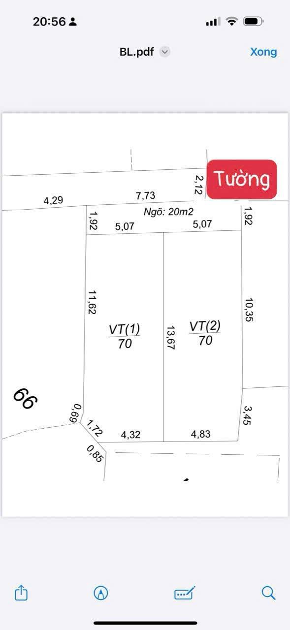 Đất nền La Sơn, Bình Lục 70m² giá 300 triệu - Sổ đỏ chính chủ!