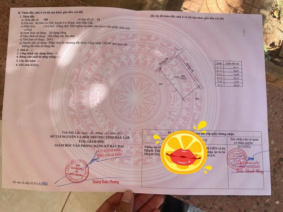 Đất góc 2 Mặt Tiền EA Pốk 1400m² giá 999 triệu - Tiềm năng đầu tư lớn!