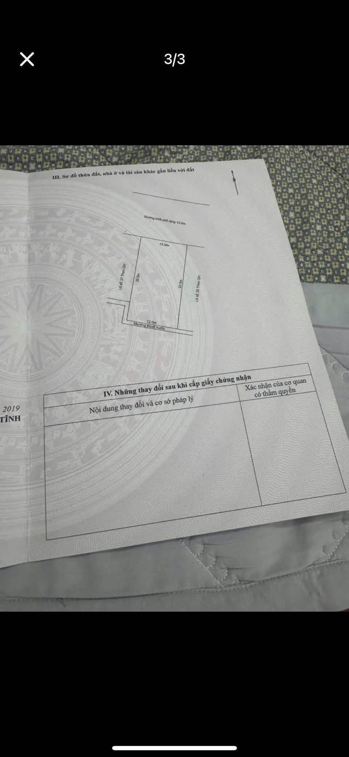 Lô đất 282m² Phường Văn Yên, TP. Hà Tĩnh - Giá 4 tỷ, sổ đỏ chính chủ!