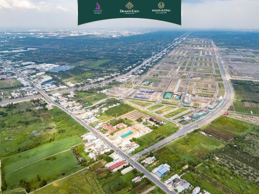 Đất nền Dragon Eden Bến Lức 100m² giá 2.4 tỷ - Cơ hội đầu tư không thể bỏ lỡ!