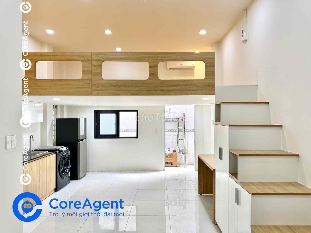 Căn hộ dịch vụ Tân Bình 25m² giá 5.5 triệu - Thiết kế hiện đại, đầy đủ tiện nghi