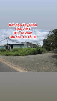 Đất nền Tây Ninh 412.5m² giá chỉ 1.2 tỷ - Cơ hội đầu tư vàng!