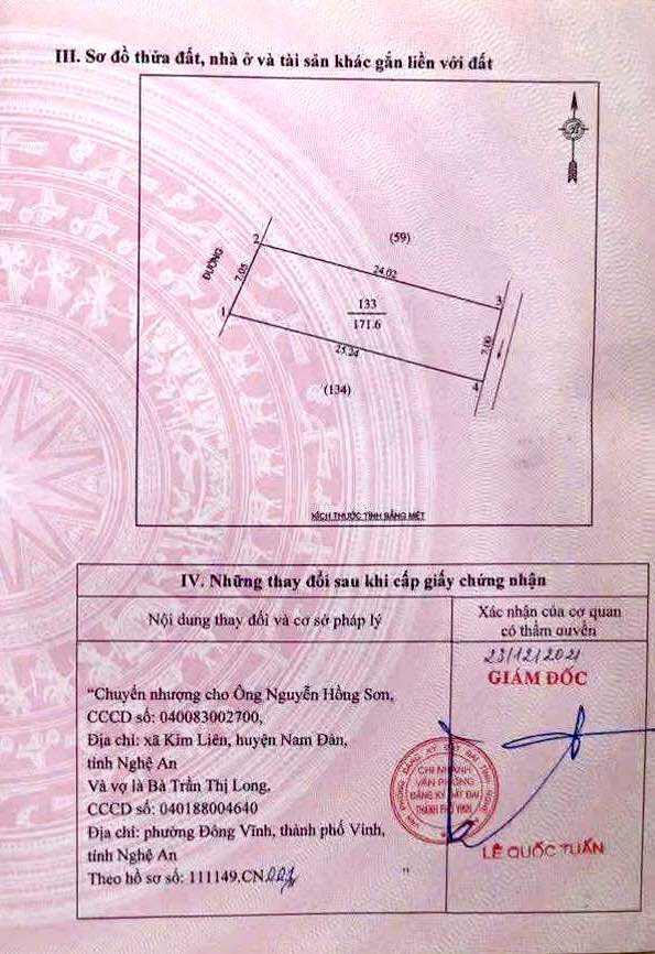 Đất liền kề Nguyễn Ngô Dật, Vinh Tân 300m² giá 4 tỷ - Đầu tư sinh lời ngay!