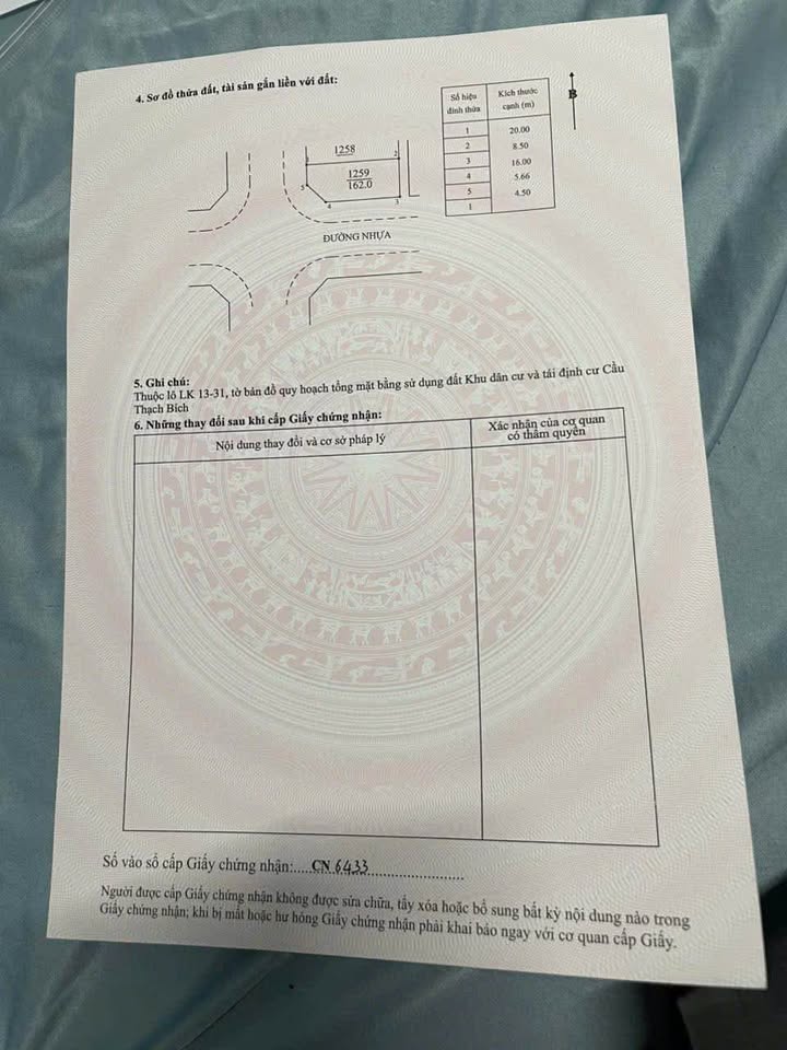 Đất nền KDC Thạch Bích 162m² giá 3.05 tỷ - Lô góc vị trí đắc địa!