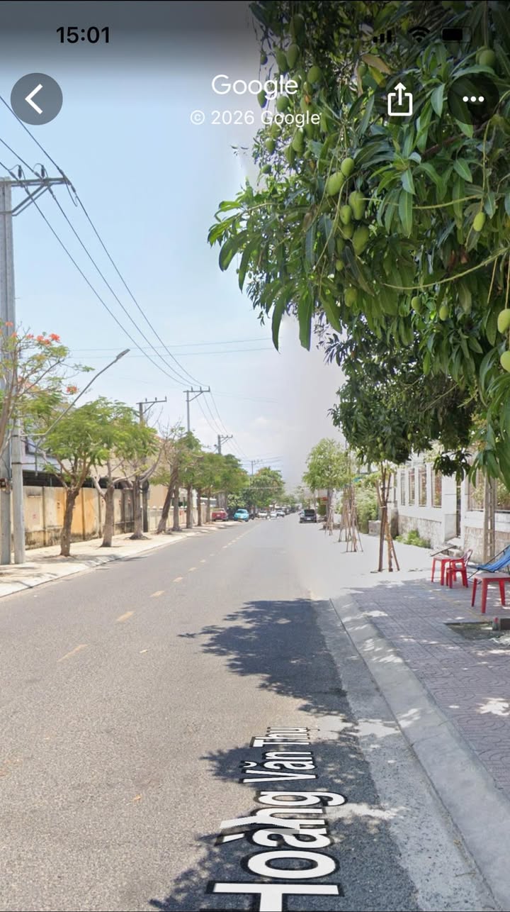 Lô đất góc 2 mặt tiền Hoàng Văn Thụ, Cam Ranh 79m² - Cơ hội kinh doanh tuyệt vời!