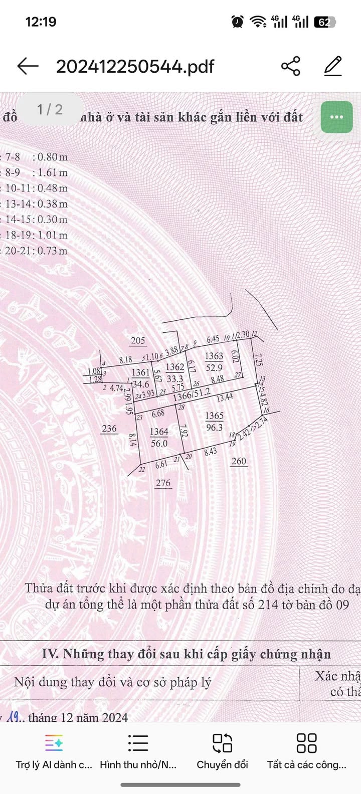 Đất nền Thôn An Trai, Vân Canh 56m² giá 7.28 tỷ - Nhanh tay sở hữu!