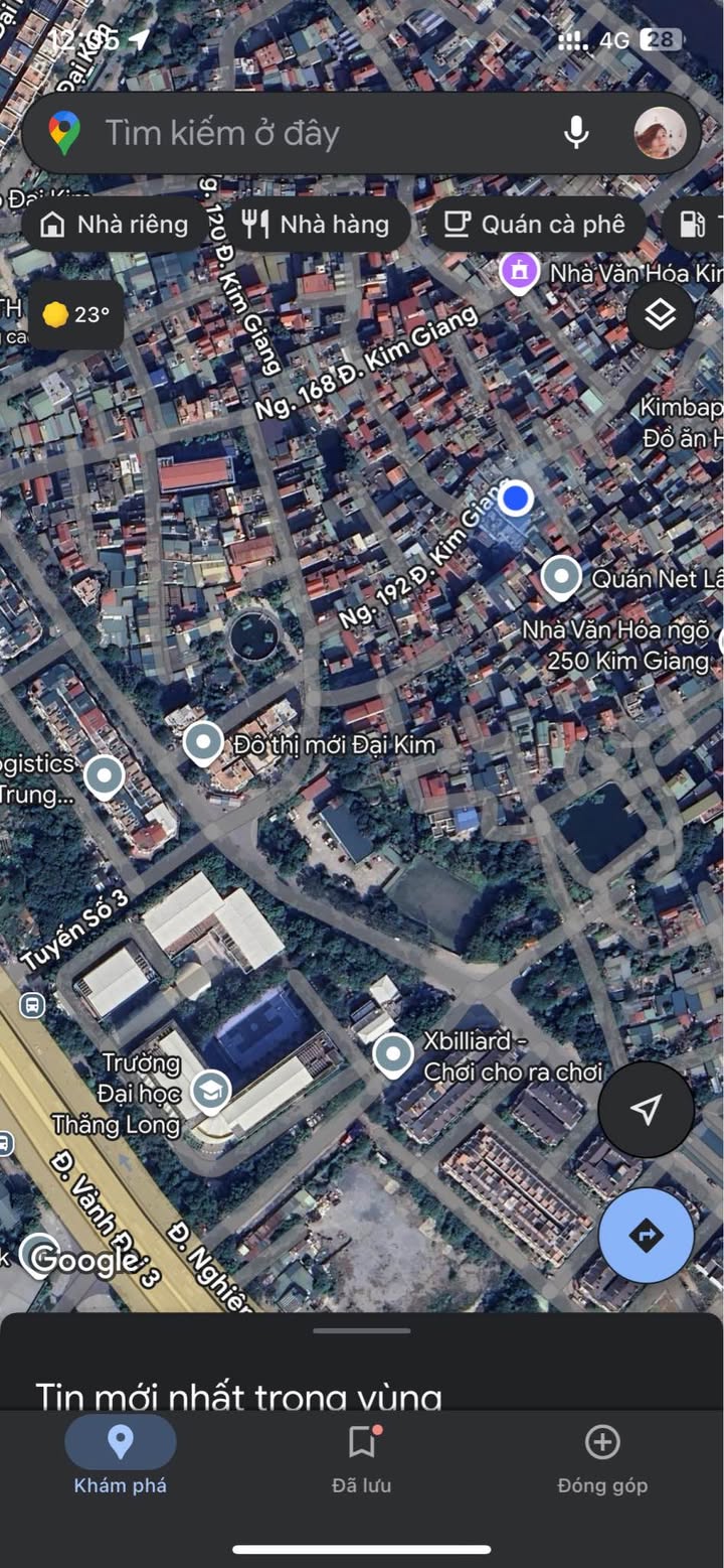 Nhà 4 tầng Kim Giang, Hoàng Mai 35m² giá 7.4 tỷ - Đẹp, ở ngay, ô tô vào tận nhà!