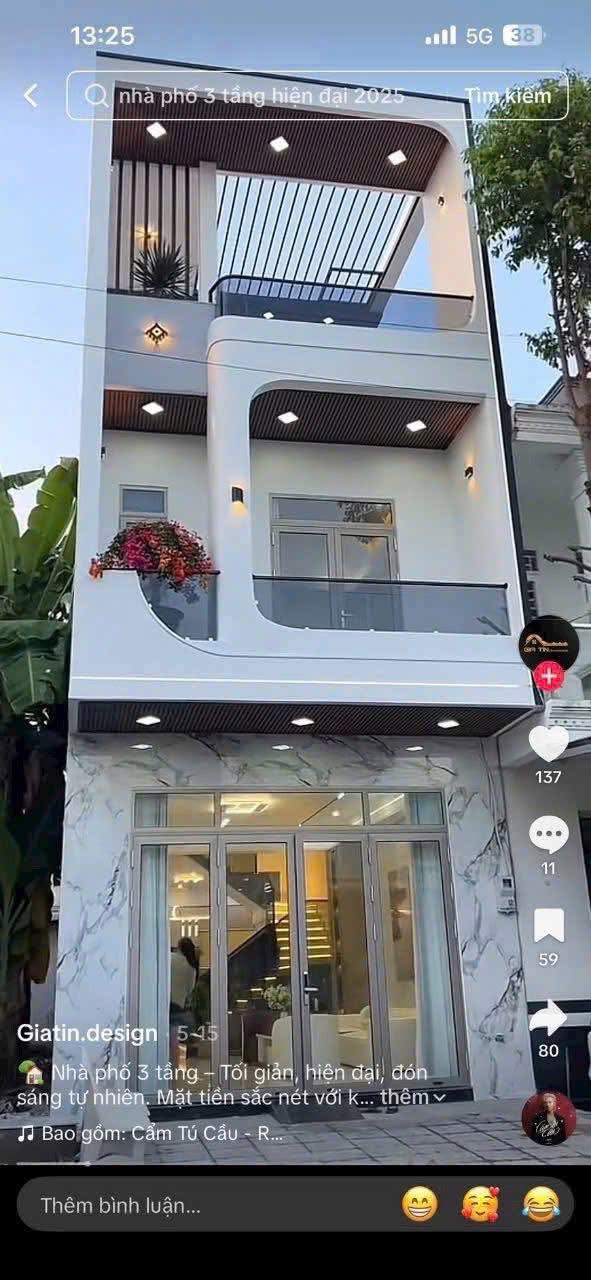 Nhà 3 tầng Phú Mỹ 2, Bắc Giang 76m² giá 5 tỷ - Ô tô đỗ cửa, gần bệnh viện!