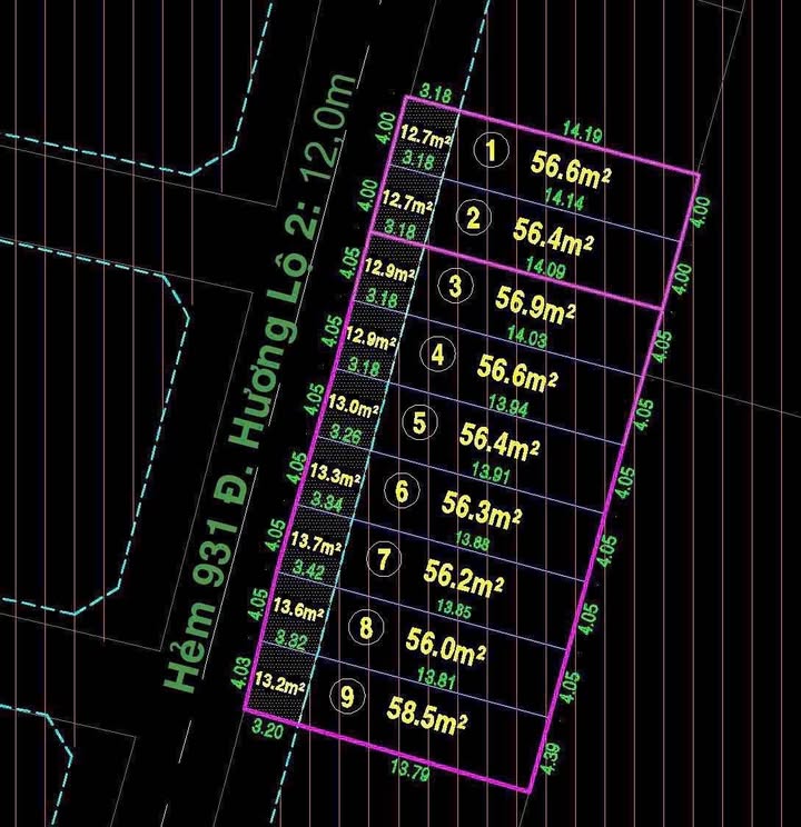 Đất nền Hương Lộ 2, Bình Tân, 56.6m² giá chỉ 5.150 tỷ - Cơ hội đầu tư sinh lời!