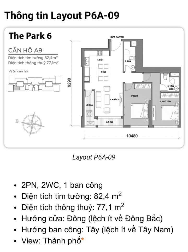 Căn hộ Vinhome Central Park Quận Bình Thạnh 82.4m² giá 11.5 tỷ - Thiết kế theo ý thích!