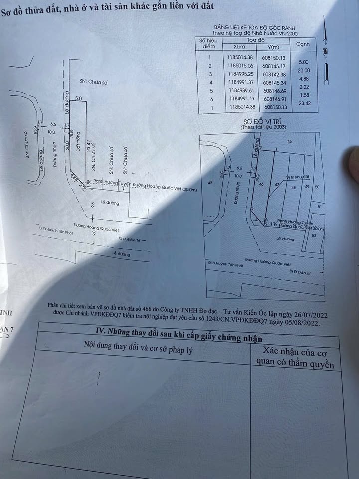 Bán lô góc 2 mặt tiền đường Hoàng Quốc Việt, Quận 7, 113m² - Đầu tư sinh lời ngay!