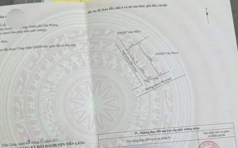 Đất nền lô góc 94m² tại Xã Tân Viên, Huyện An Lão - Giá dưới 1 tỷ hấp dẫn đầu tư!