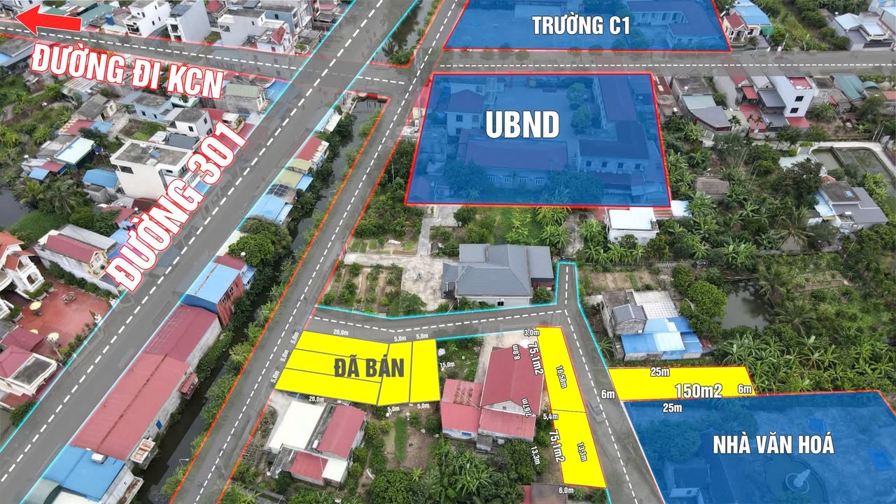 Đất nền xã Trường Thành, An Lão 75m² giá 900 triệu - Cơ hội đầu tư hiếm có!