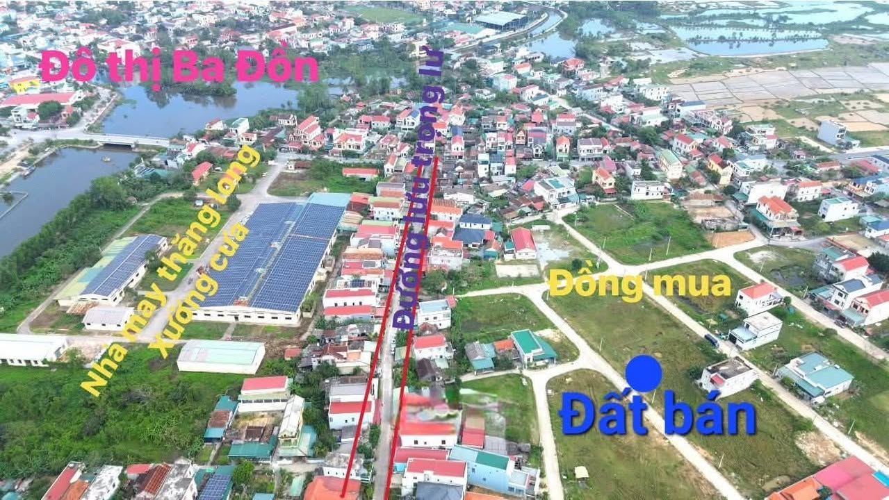 Đất nền Khu Dự Án Đồng Mua, Ba Đồn, Quảng Bình 160m² giá 1.7 tỷ - Đầu tư sinh lời hấp dẫn!