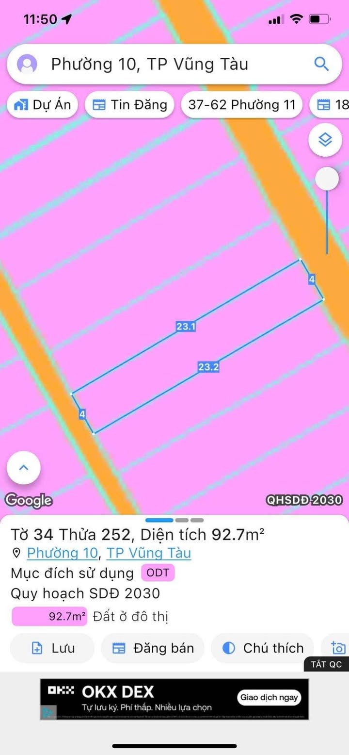 Bán nhà mặt tiền hẻm Hàn Thuyên, Vũng Tàu 92m² - Chính chủ, giá tốt!