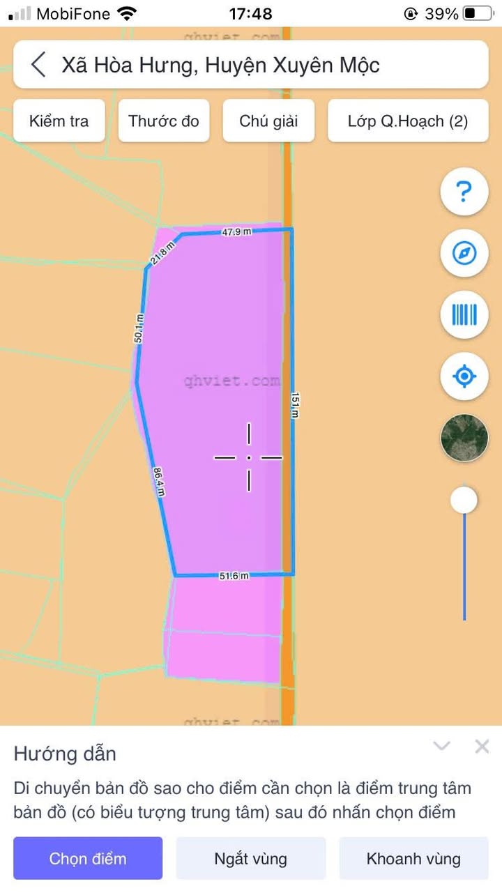 Đất vườn 8400m² xã Hòa Hưng, huyện Xuyên Mộc - Đầu tư sinh lời ngay!