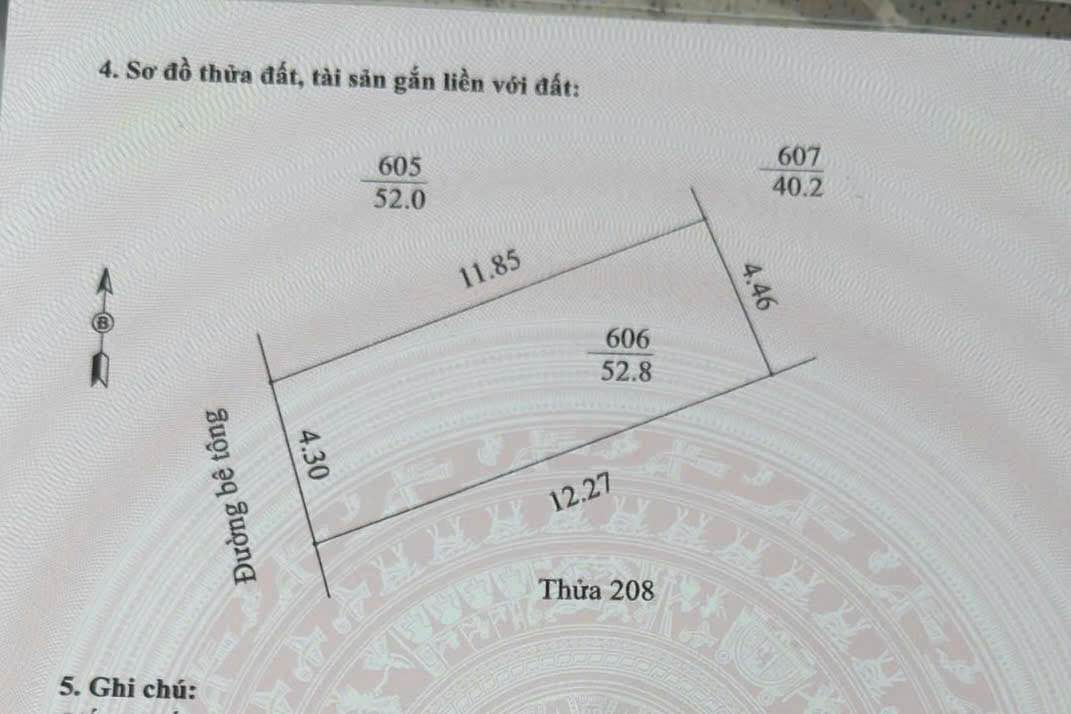 Bán đất ngõ phố Đỗ Hành, Tân Bình, Hải Dương 52m² - Ô tô vào tận nơi!