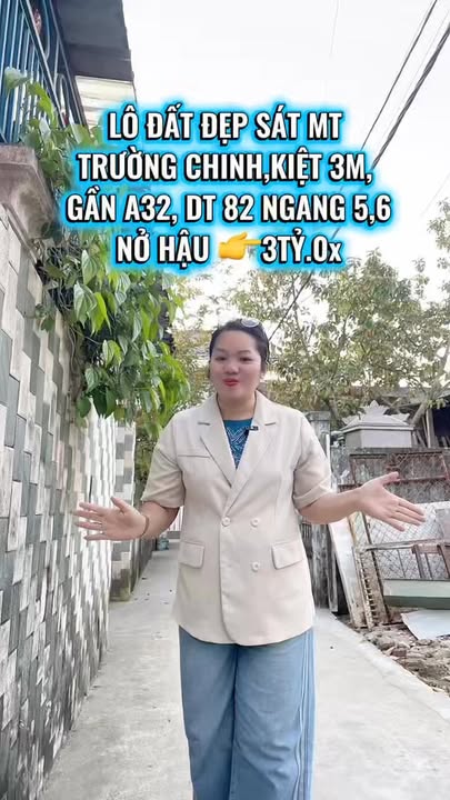 Đất kiệt sát mặt tiền Trường Chinh 82m² giá chỉ 3 tỷ - Cơ hội đầu tư sinh lời!