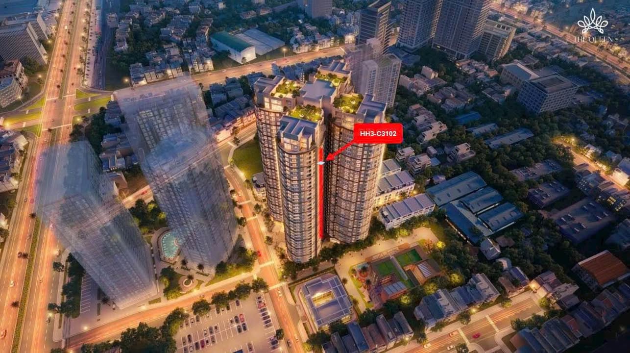 Căn hộ cao cấp 2PN tại The Queen, 72.9m² giá 7.78 tỷ - Sẵn sàng vào ở!