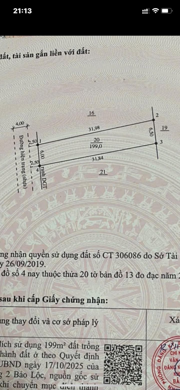 Đất nền Hẻm 360 Phan Đình Phùng, Bảo Lộc 199m² chỉ 1.35 tỷ - Cơ hội đầu tư hấp dẫn!
