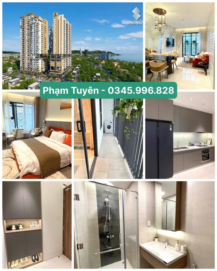 Căn hộ Simona Heights Quy Nhơn 45m² giá 2.1 tỷ - Đẳng cấp sống sang trọng!