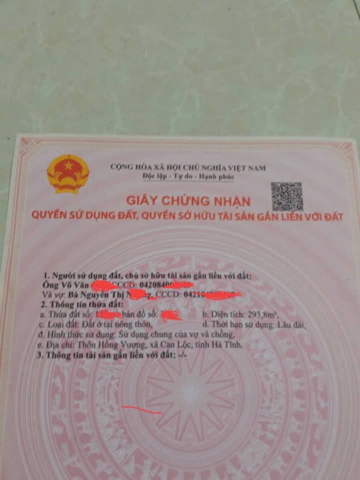 Đất thổ cư Vượng Lộc 300m² giá 1 tỷ - Cơ hội đầu tư hấp dẫn!