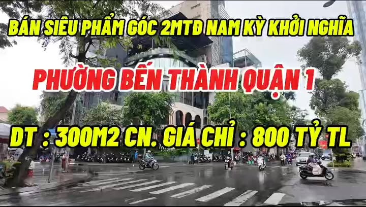Bán FrontHouse 2 Mặt Tiền Nam Kỳ Khởi Nghĩa Quận 1, 300m² giá 800 tỷ - Vị trí siêu đắc địa!