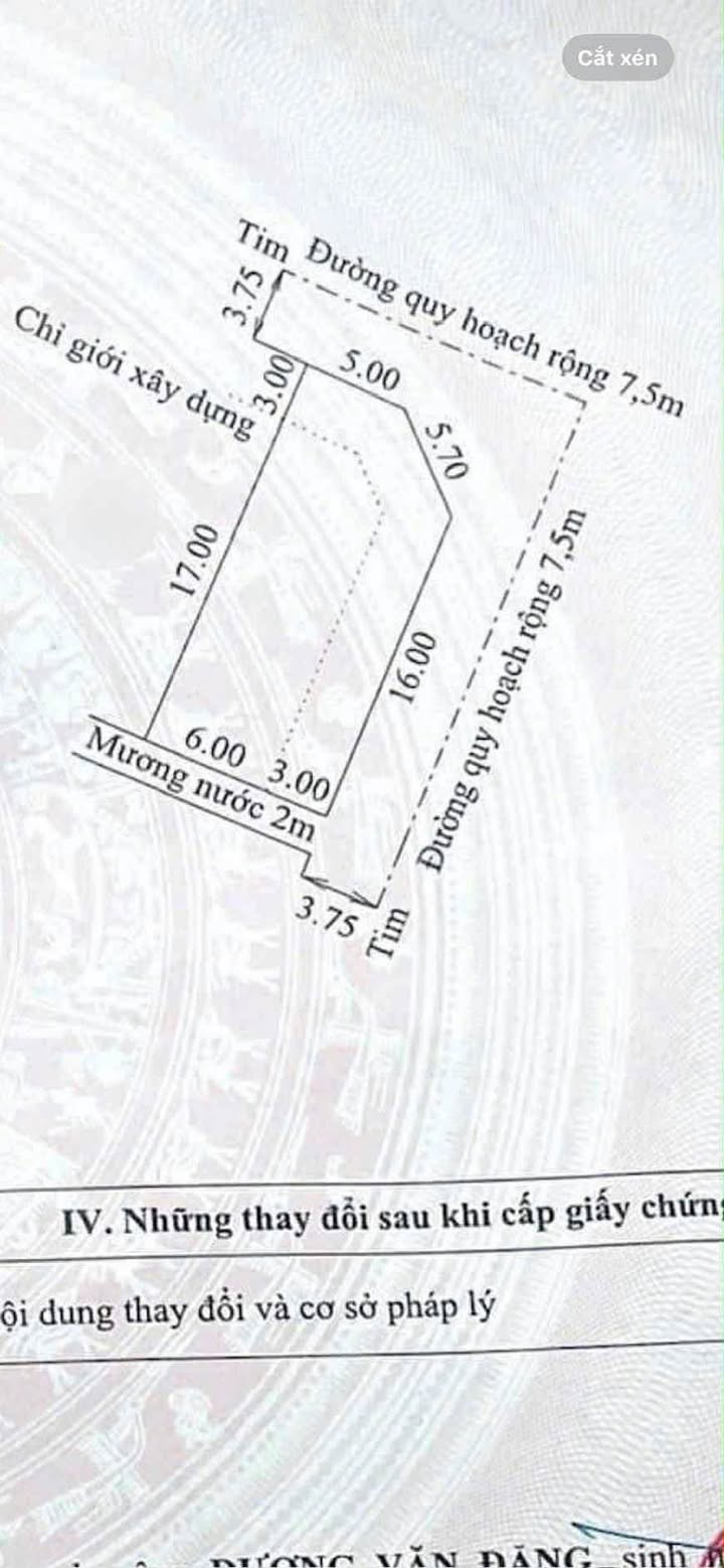 Đất lô góc 2 mặt tiền KQH Vịnh Mộc, Thủy Dương 172m² giá 4.13 tỷ - Tiềm năng tăng giá cao!