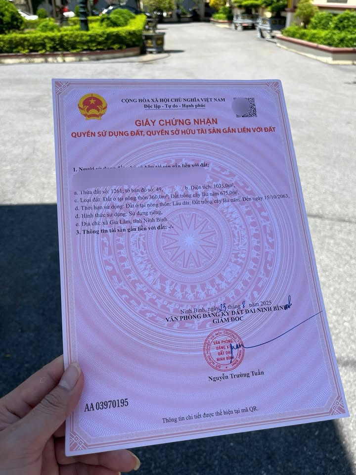 Đất mặt tiền trục 479 Ninh Bình 1.035m² giá 3.5 tỷ - Cơ hội đầu tư sinh lời cao!