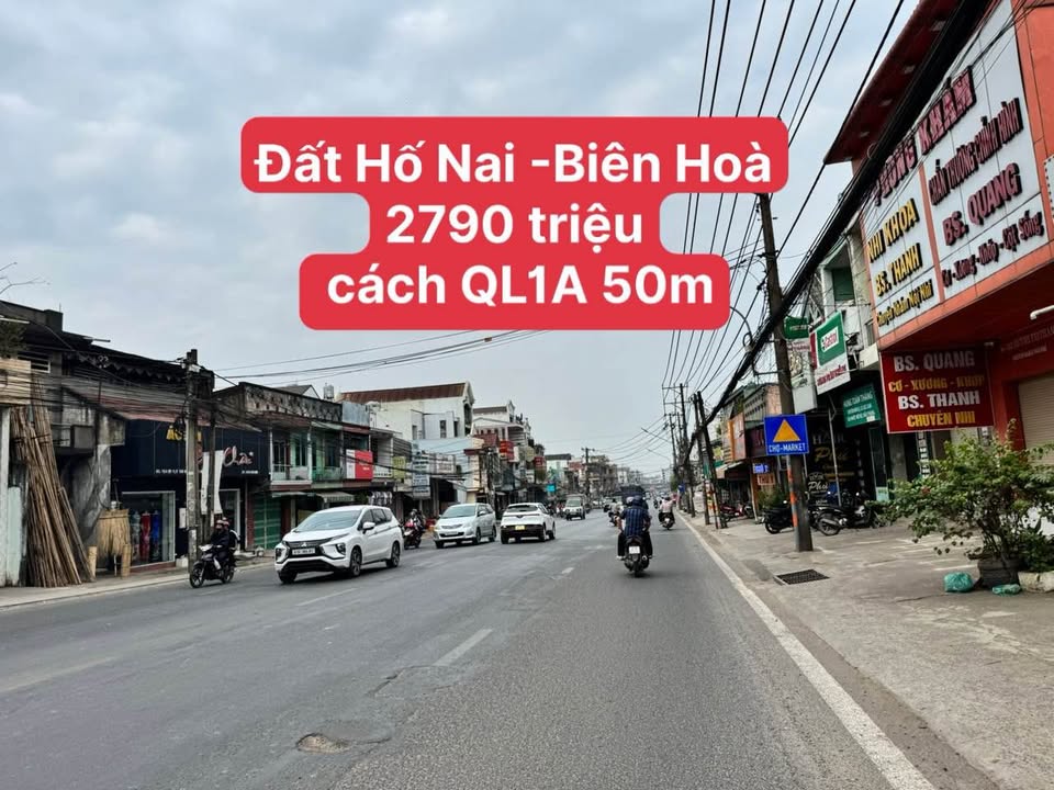 Đất Hố Nai Biên Hòa 115m² giá 2.79 tỷ - Đầu tư tiềm năng ngay gần Quốc lộ 1A!