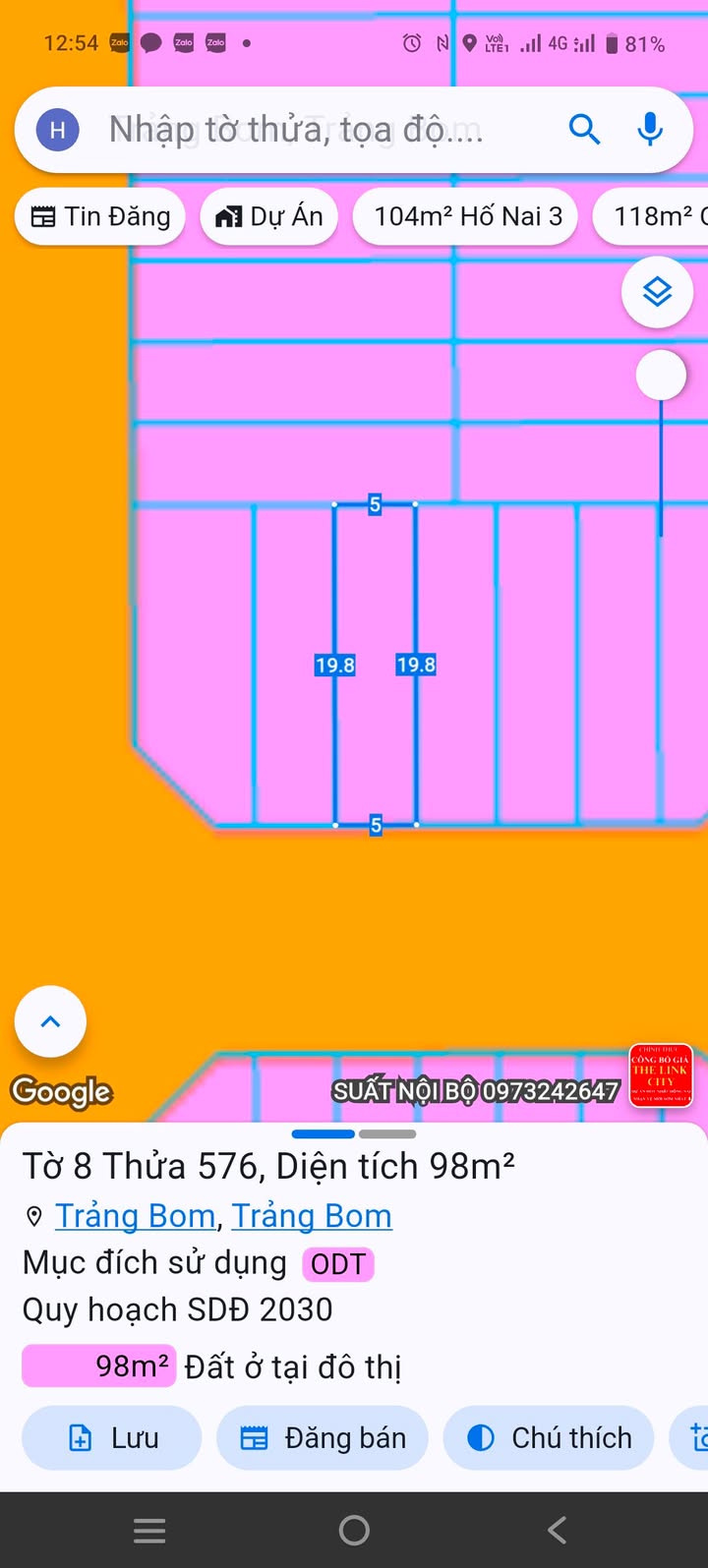 Đất nền Tái Định Cư - Trảng Bom 99m² giá 2.1 tỷ - Sổ riêng thổ cư 100%!