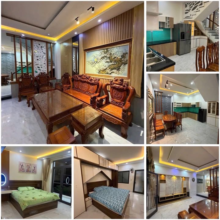 Nhà cho thuê khu đô thị Phước Long Nha Trang 4 tầng - Đầy đủ nội thất, vào ở ngay!