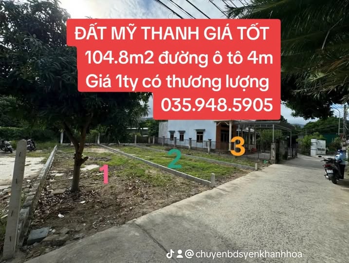 Đất thổ cư xã Mỹ Thanh, huyện Bạch Thông 104.8m² giá 1 tỷ - Thương lượng tốt!