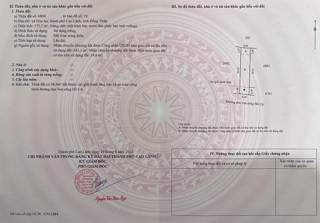 Đất thổ cư 177m² tại Cái Tắc Thông Lưu - Giá chỉ 1.19 tỷ, đầu tư sinh lời!