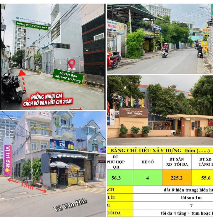 Đất nền Phường Long Trường, Thủ Đức 56m² giá 4.15 tỷ - Đầu tư sinh lời ngay!