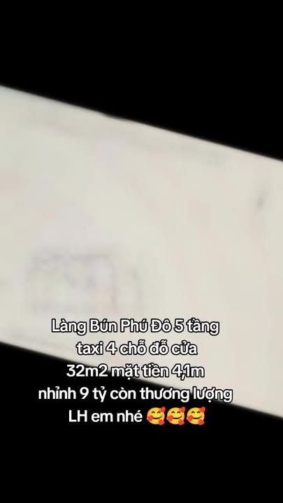 Nhà 5 tầng Làng Bún Phú Đô 160m² giá 9.1 tỷ - Đầu tư sinh lời ngay!