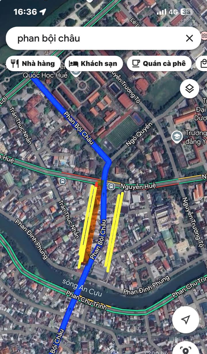 Mặt tiền Nguyễn Huệ, TP Huế 100m² giá 18 tỷ - Vị trí đắc địa cho kinh doanh!