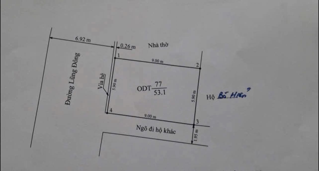 Đất nền góc mặt đường Lũng Đông, Hải An 53.1m² - Vị trí thuận lợi cho kinh doanh!