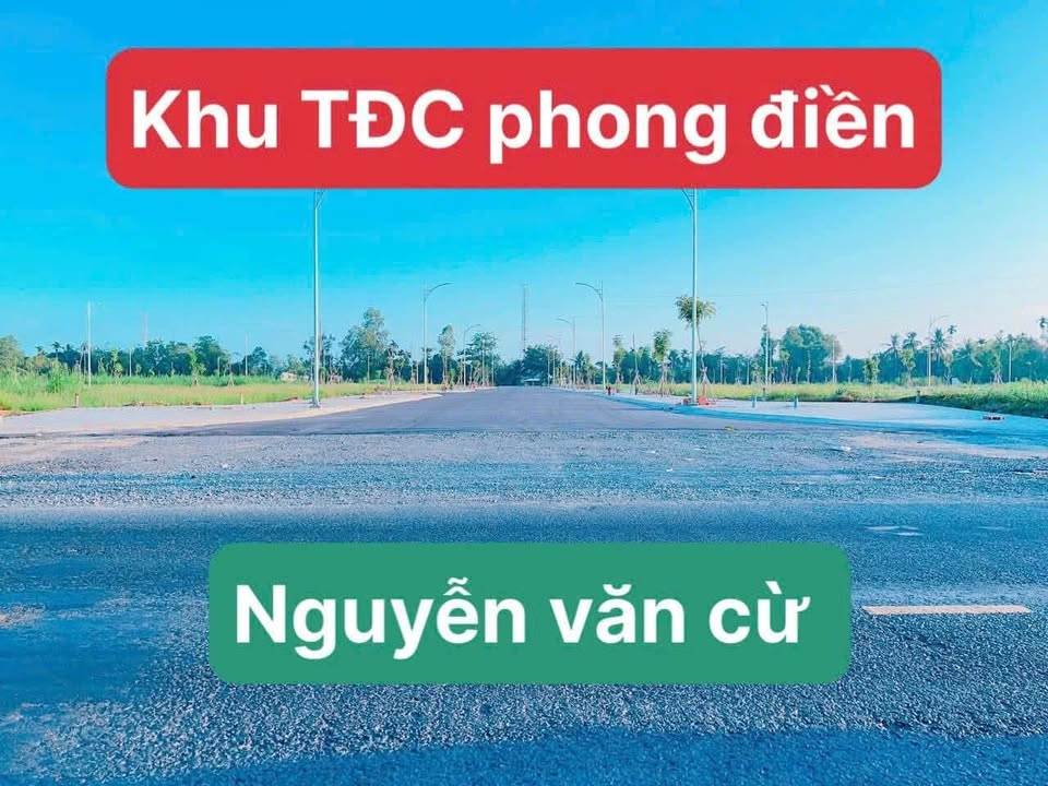 Đất nền giá tốt tại KHUTDC Phong Điền - 80m² sổ hồng chính chủ chỉ 1.5 tỷ!