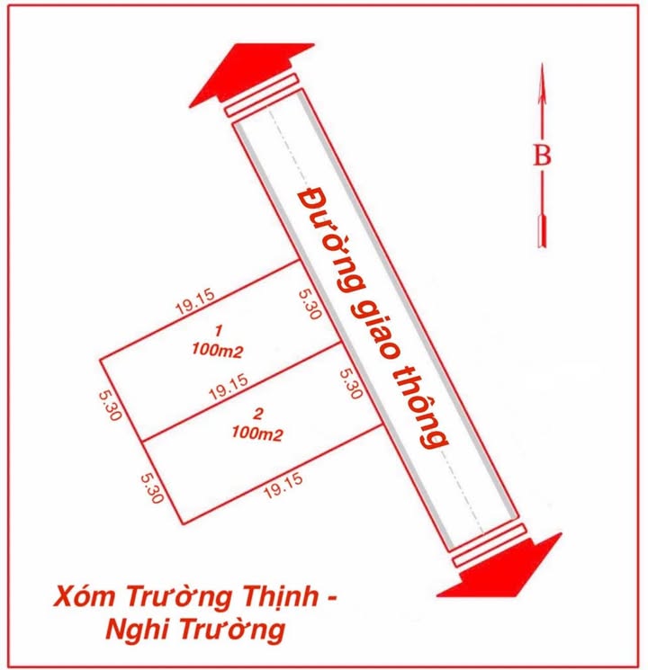 Đất nền Nghi Lộc 100m² giá 1.x tỷ - Tiềm năng tăng giá mạnh!