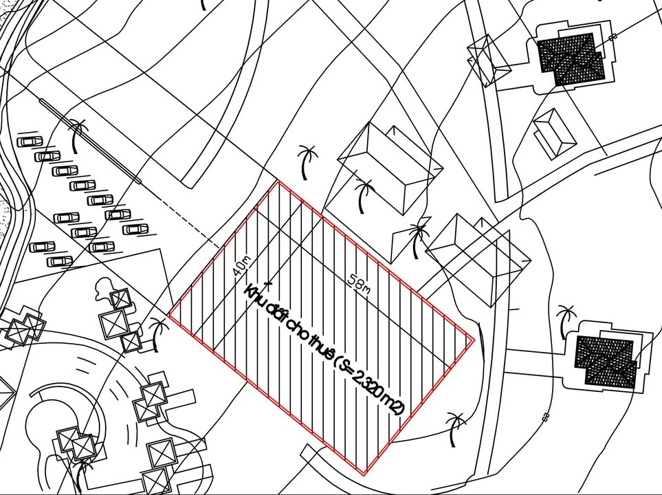 Mặt bằng nhà hàng cho thuê tại Công viên Cọ Dầu, Đông Hà - Diện tích 2320m², sẵn sàng kinh doanh!