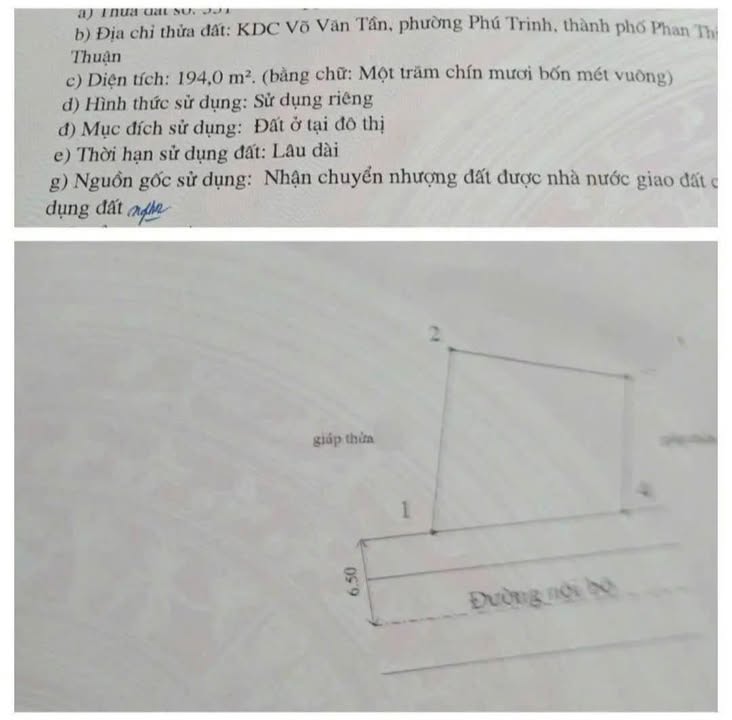 Nhà cấp 4 Phú Trinh 194m² giá 4 tỷ - Đầu tư sinh lời ngay!