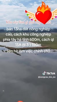 Bán đất trang trại Hồng Lĩnh 13ha giá 7 tỷ - Phù hợp cho dự án nông nghiệp